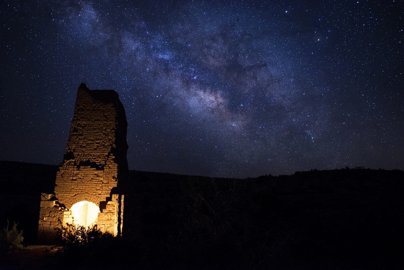 history, star, arizona, panorama, building exterior, gray, dark, star - space, religion, spirituality, night, no people, landscape, astrology, galaxy, historical