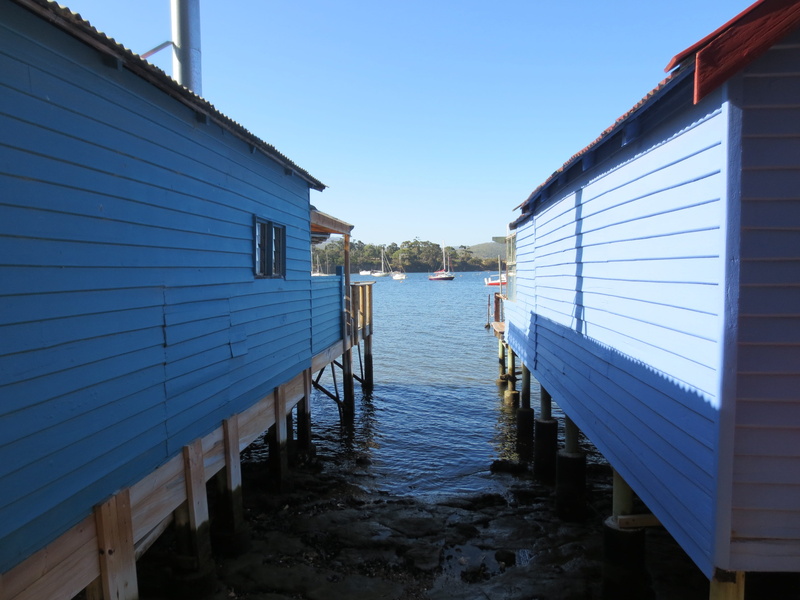 diminishing perspective, heritage, wood - Material, reflection, tranquil, blue, hobart, day, building, Water, 4K, cornelian bay, nautical vessel, no People