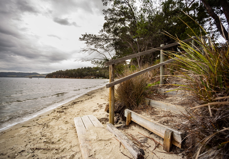 tranquil scene, cloud - sky, beauty in nature, architecture, scenics - nature, land, tree, hobart, 5K, beach, no people, day, outdoors, tranquility, sand