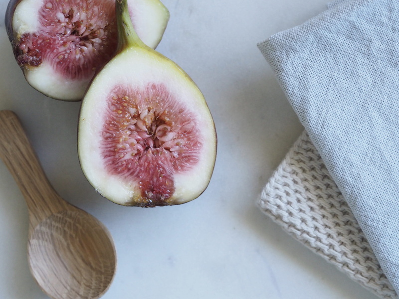 wooden, textile, group of objects, spatula, beside, still life, half, healthy eating, ripe, high angle view, indoors, 4K, juicy, wooden spoon, fig, brown