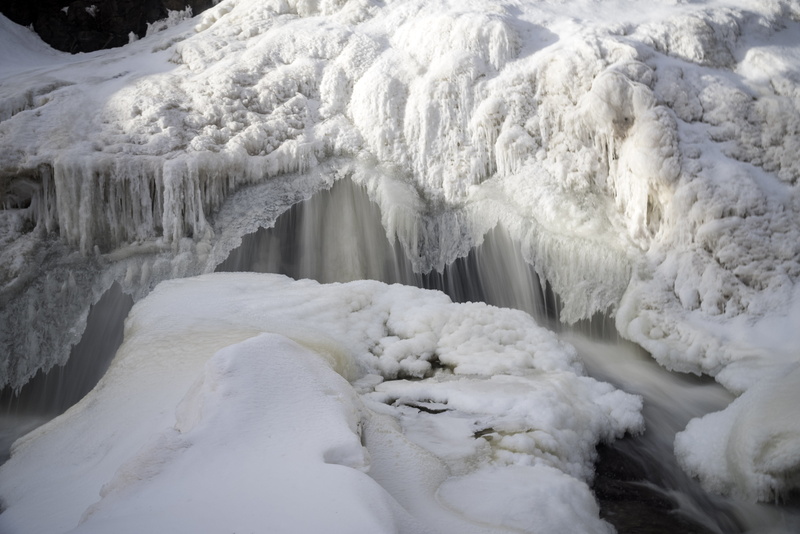 outdoors, power in nature, Gooseberry Falls State Park, idyllic, white, majestic, snow, park, ice, lower, Minnesota, photos, Smooth, tranquility, day, white color