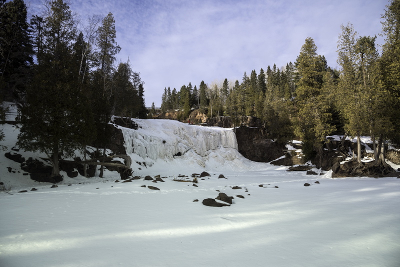winter, 5K, non-urban scene, falls, powder snow, scenics, pine trees, cold temperature, park, scenics - nature, gooseberry, trees, cold - Temperature
