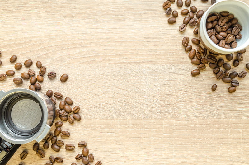 food and drink, white, wood - material, close-up, coffee cup, no people, coffee beans, still life, freshness, high angle view, roasted coffee beans, coffee - drink