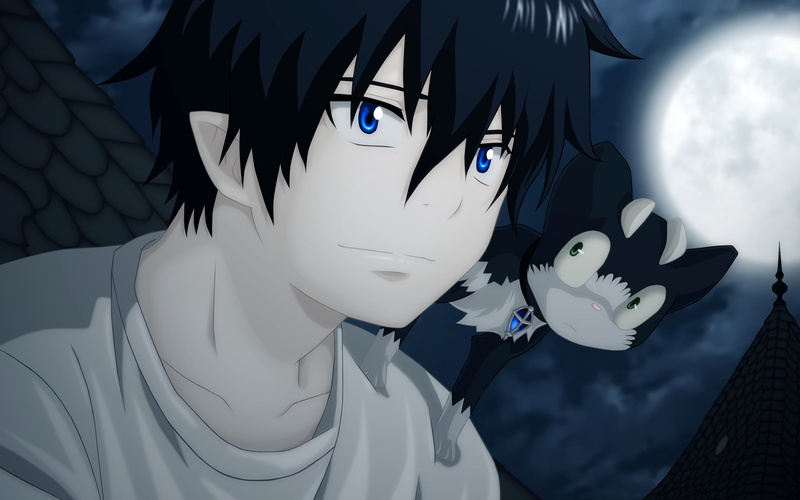 anime, boy, 2K, pet, anime boy