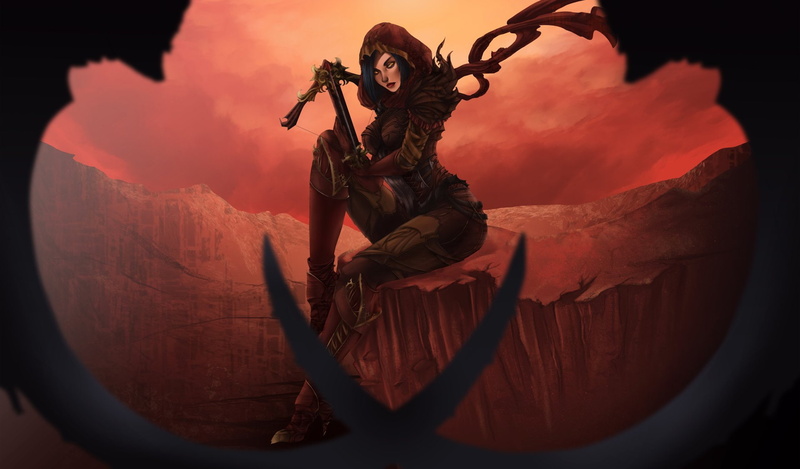 Diablo, 1080P, Diablo III, Demon Hunter (Diablo III)