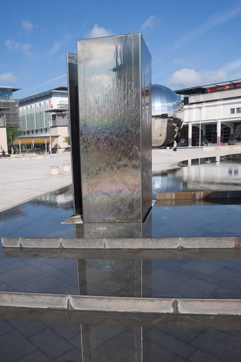 no people, glass, aluminium, cloud - sky, urban, building, bristol, water basin, planetarium, metal, england, sky, built structure, outdoors, nature, travel