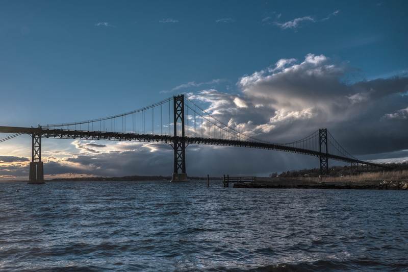 travel destinations, new england, outdoors, built structure, architecture, bristol, connection, bridge - man made structure, clouds, water, waterfront