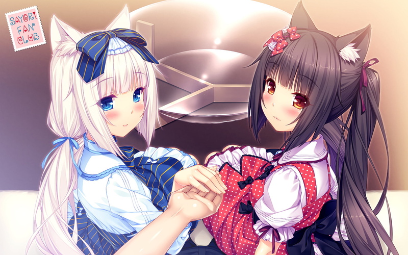 1080P, Anime, Chocola (Nekopara), Nekopara, Vanilla (Nekopara)