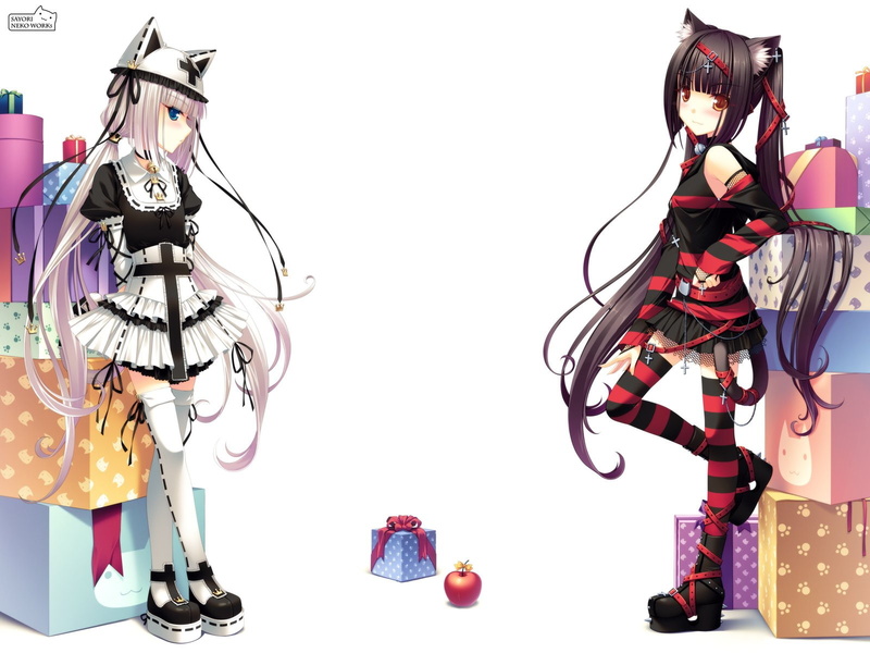 Nekopara, Chocola (Nekopara), Vanilla (Nekopara), Anime, 720P