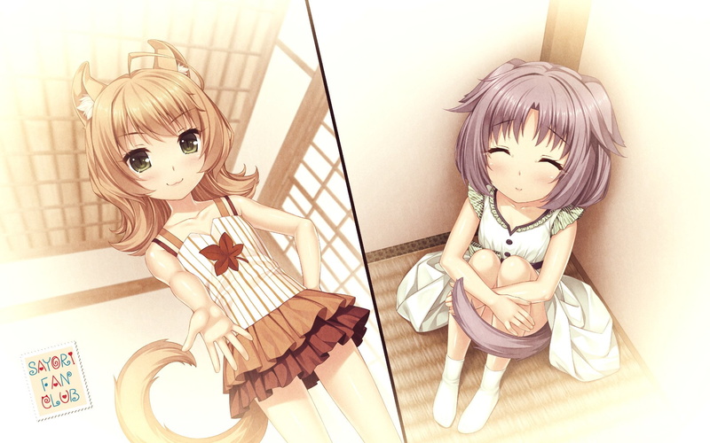 offspring, human representation, female likeness, table, Anime, child, people, mammal, Nekopara, indoors, creativity, still life, craft, doll, 1080P, girls