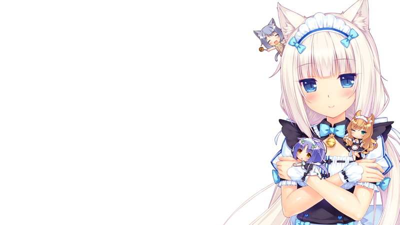 Cinnamon (Nekopara), Maple (Nekopara), Vanilla (Nekopara), Nekopara, Anime, Minazuki Shigure, 1080P