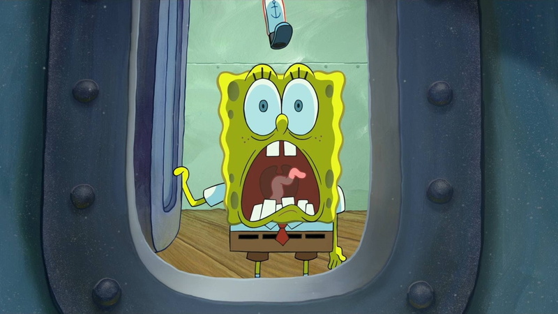 animation, cartoon, 1080P, spongebob, out, water, sponge, family