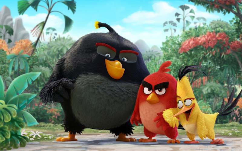 ngry birds, bird backgrounds, Download 3840x2400 Angry birds, movie, 4K