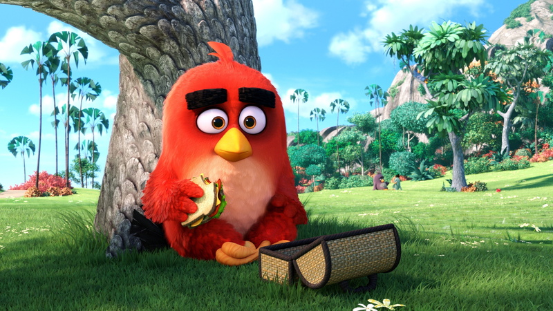 creativity, tree trunk, 4K, sky, close-up, growth, no people, 2016 movies, green color, animated movies, nature, day, plant, the angry birds movie, angry birds