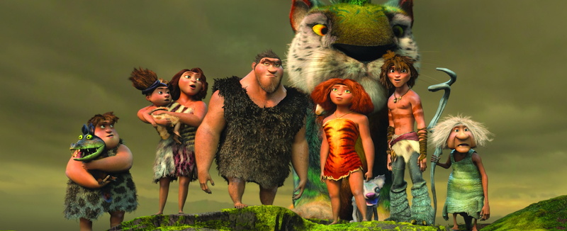 smiling, child, girls, females, plant, day, childhood, offspring, men, happiness, teenager, standing, nature, group of people, grass, people, the croods 2 4k awesome picture