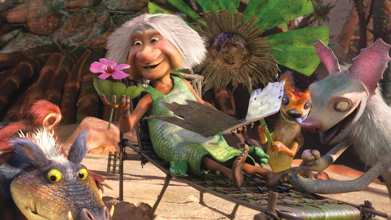 The Croods 2, woman, best animation movies, laying, green, 4K, 5k, dressed, lounge
