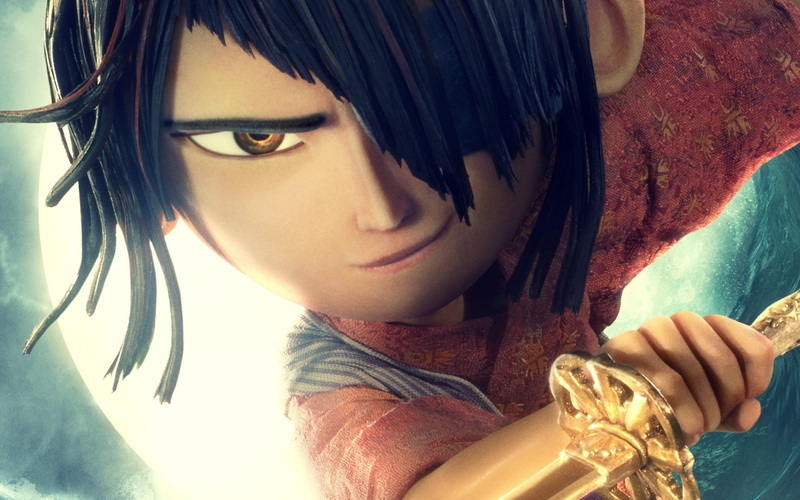 painting, two, sword, portrait, innocence, headshot, contemplation, kubo, women, Hollywood Movies, bangs, hollywood, leisure activity, strings, close-up