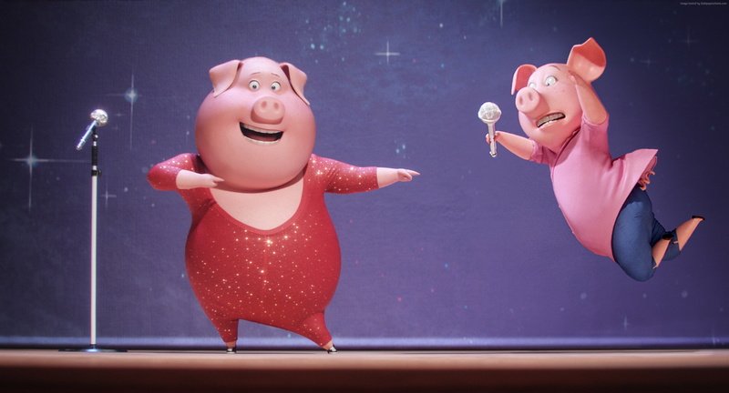 2K, best animation movies of 2016, Sing, gaga, pig