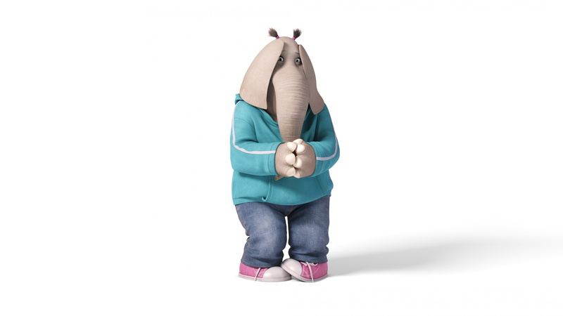 tori kelly, meena elephant, elephant, 8K, movie, character, best animation movies of 2016, Sing