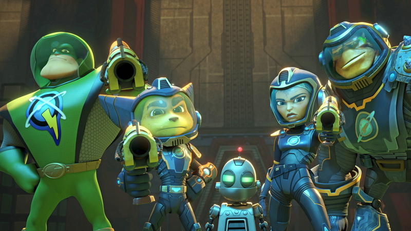  Ratchet and Clank, graphic, best animation movies of 2016, rocket, 4K, clank