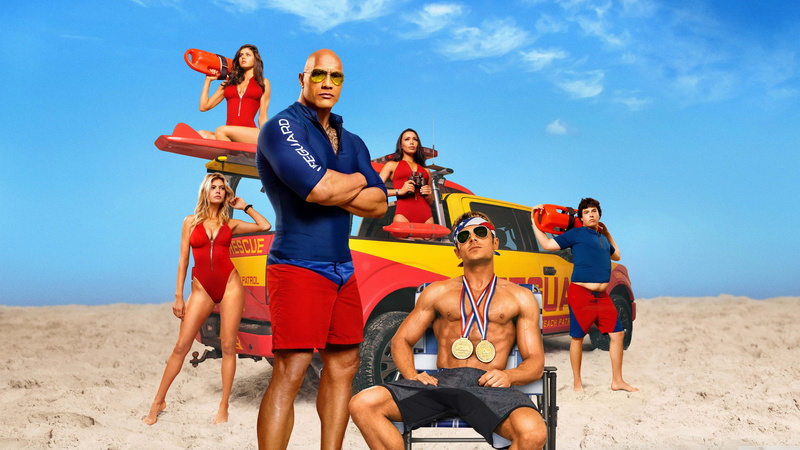 2017, BAYWATCH, 5K, movie