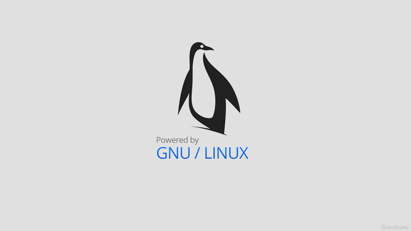 GNU, Linux, 1080P, minimalism