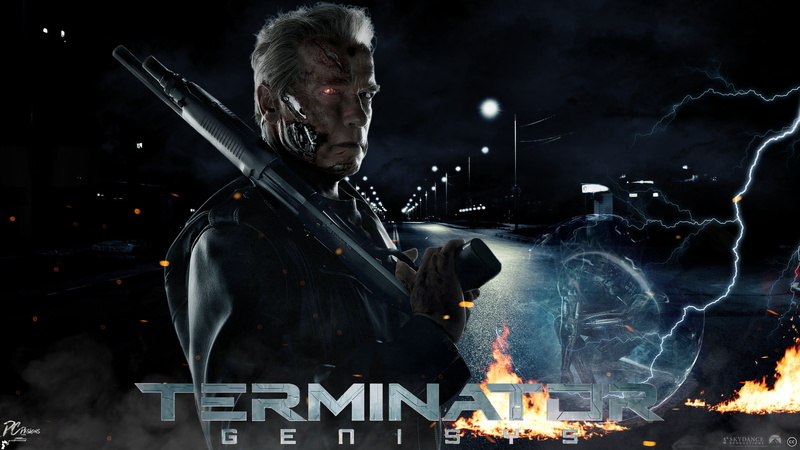 Digital Art, Fan Art, 1080P, Arnold Schwarzenegger, Terminator, Terminator Genisys