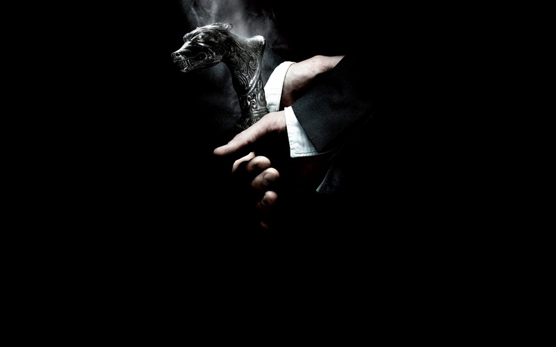 black, smoke, 2K, wolfman, art, x, background, movies, hd, entertainment