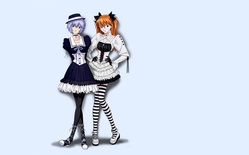 front view, child, people, indoors, cut out, clothing, dressing up, studio shot, costume, females, halloween, women, Asuka Langley Soryu, copy space, girls