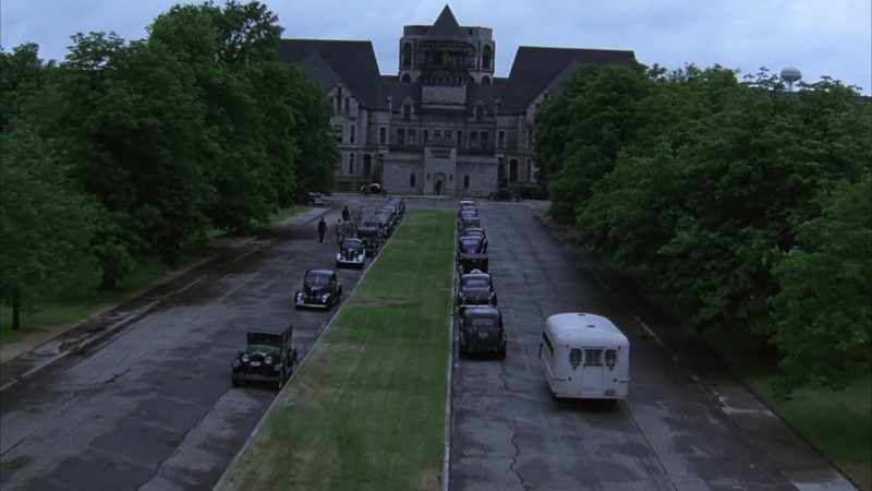 city, car, architecture, direction, outdoors, the way forward, day, no people, plant, travel, building exterior, nature, The Shawshank Redemption, road