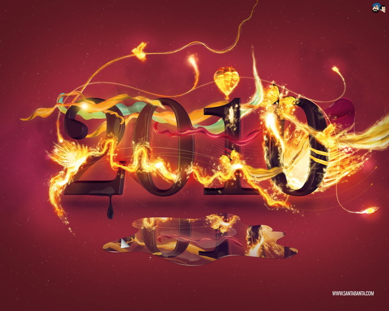 fun, joy, hd, entertainment, 720P, 2010, Rejoice, art, New Year