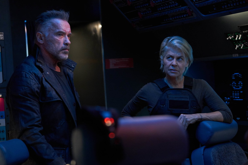 Terminator, Arnold Schwarzenegger, Sarah Connor, Terminator: Dark Fate, 1080P, Linda Hamilton