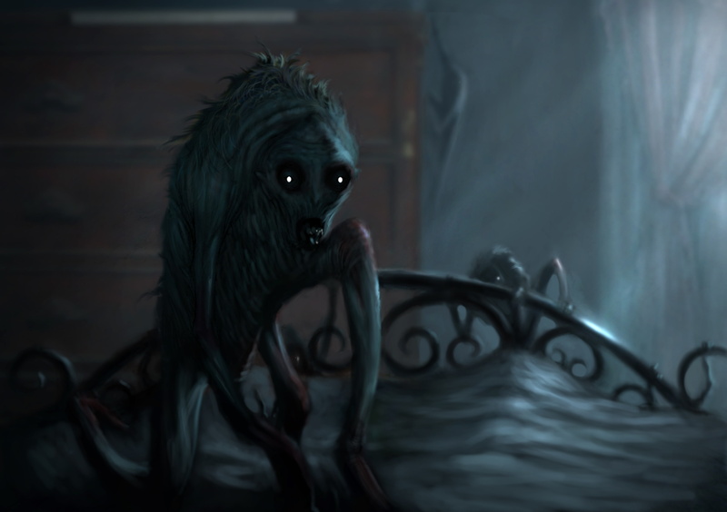 dark, horror, dont be afraid of the dark, 4K, monster