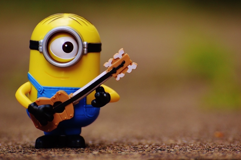 scooter, sweet, day, playing, minion, musical, wheel, nature, still life, toys, mode of transportation, one person, close-up, music, photography, small