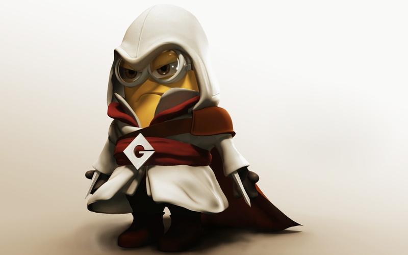 Me, Creed, Minion, Assassins, Funny, 1080P, Despicable