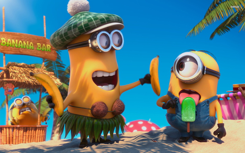 funny, minion, yellow, 1080P, cute, despicable Me