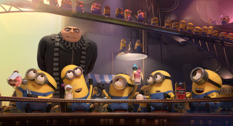 gru, minions, cream, movies, 2K