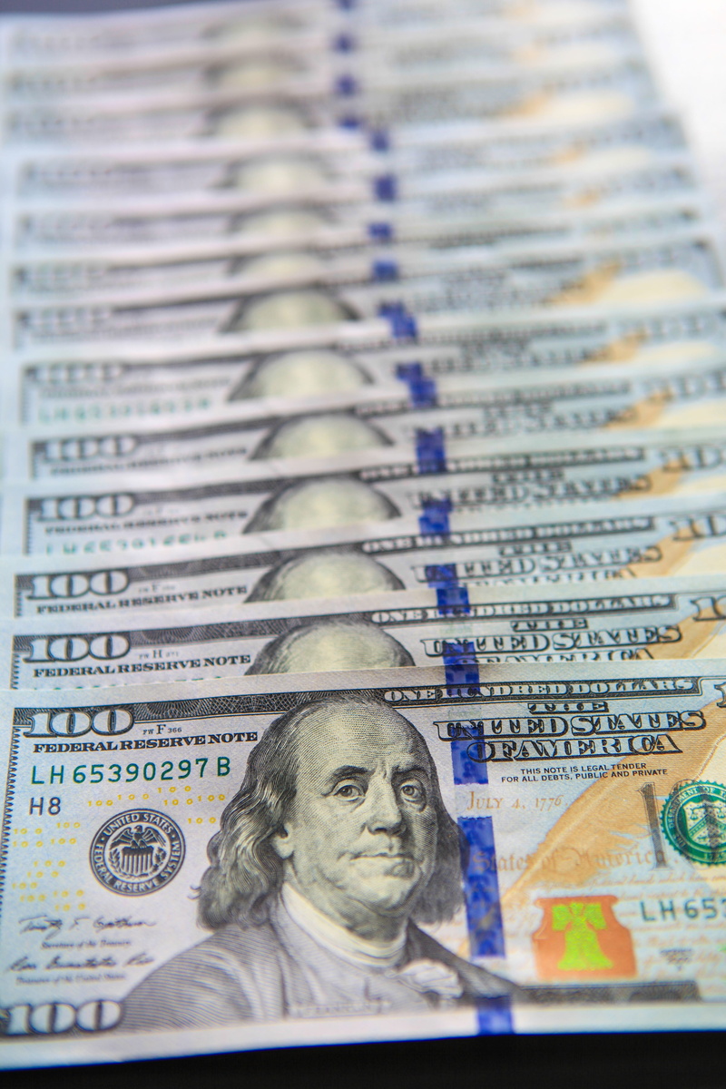 pile, human representation, american, finance, financial, currency, 5K, hundred, full frame, 100, paper, savings, bundle, us, close-up, bills, dollars