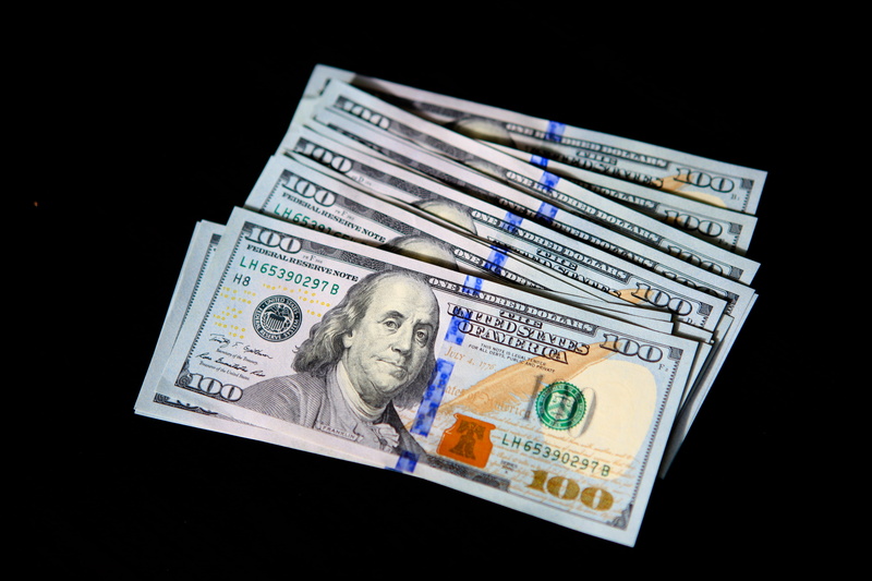 usa, 100, paper, 5K, currency, heap, consumerism, hundred, studio shot, finance, bank-note, wages, rich, debt, note, large group of objects, money, investment