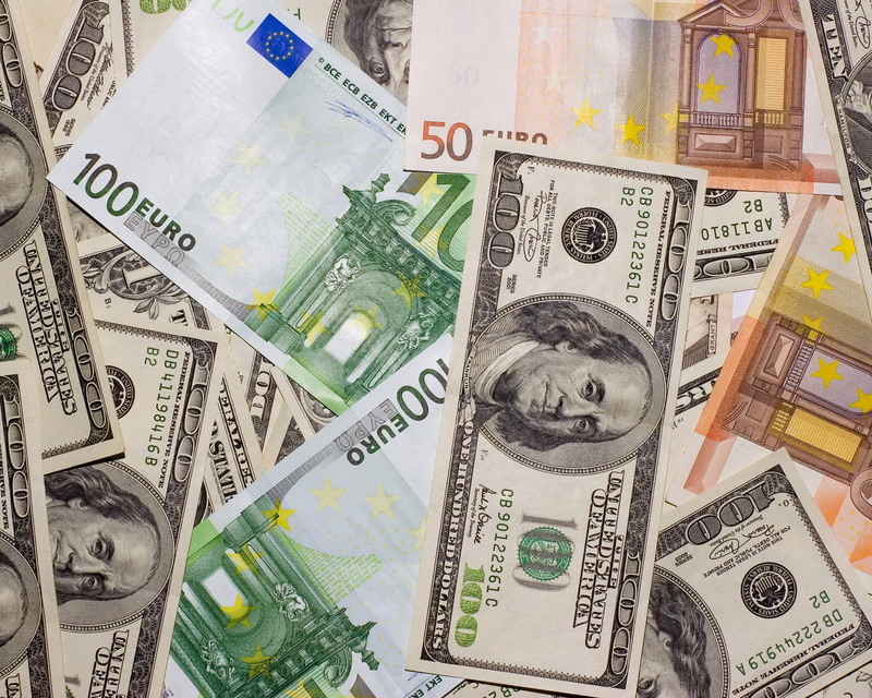 economy, wealth, business, number 100, banknotes, Euro, 2K, dollar, indoors, home Finances, wages, large group of objects, close-up, success, currency