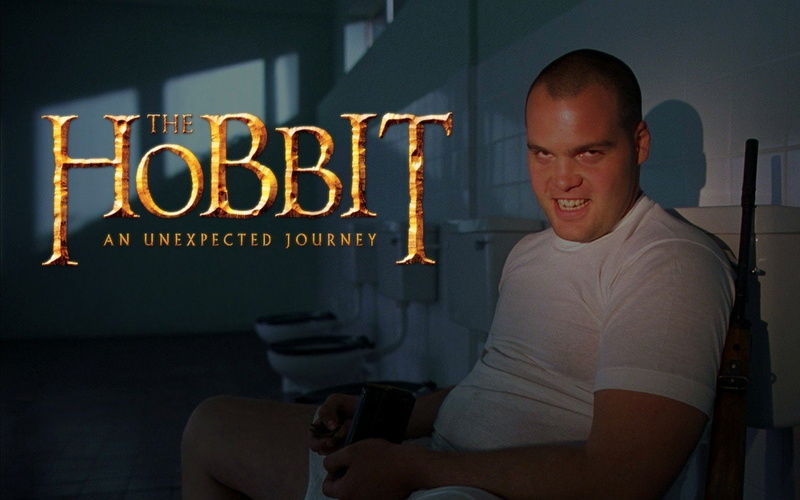 720P, guns, metal, men, hobbit, fat, jacket, full
