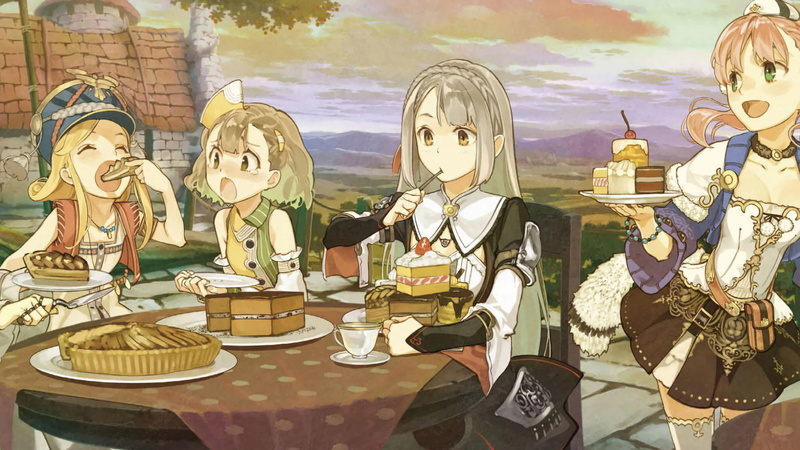 anime, Atelier, Atelier Escha and Logy: Alchemists of the Dusk Sky, 2K, food, anime girls