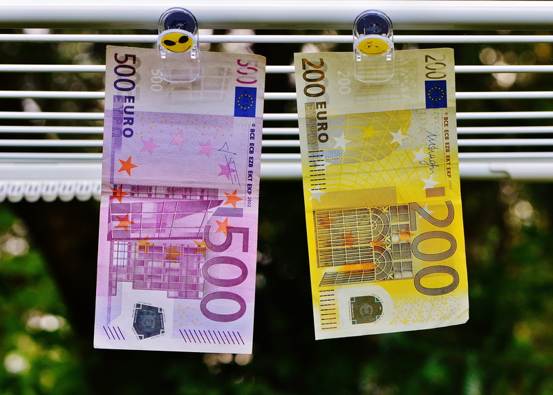 save, dollar bill, outdoors, day, paper currency, still life, business, finance and economy, economy, euro notes, yellow, business finance and industry