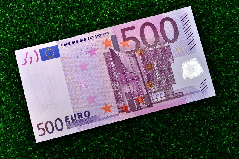 Money, text, 500 euro, directly above, plant, western script, no people, cash and cash equivalents, banknote, 5K, number, seem, paper currency, Currency