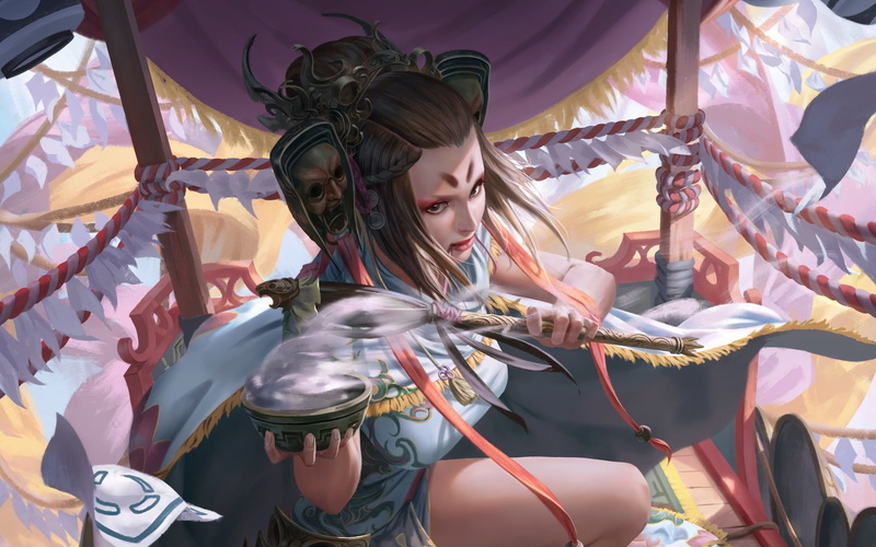 1080P, fragment, Chin likhui, mask, fantasy. rite, White Lotus master, art