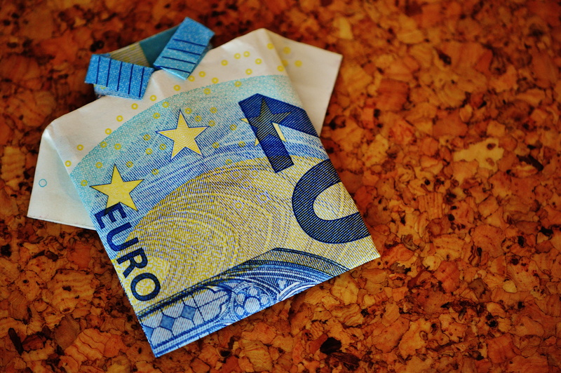 euro, leaf, gift, floral pattern, finance, currency, art and craft, 20 euro, reserve, focus on foreground, no people, folded, cash and cash equivalents