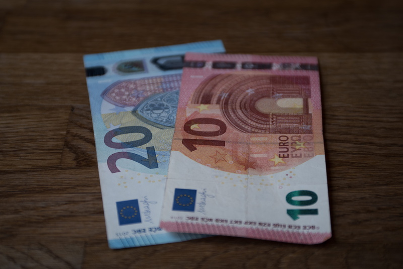 paper currency, indoors, euro, wealth, close-up, finance, note, bill, economy, stack, text, no people, currency, 5K, savings, paper, high angle view, group