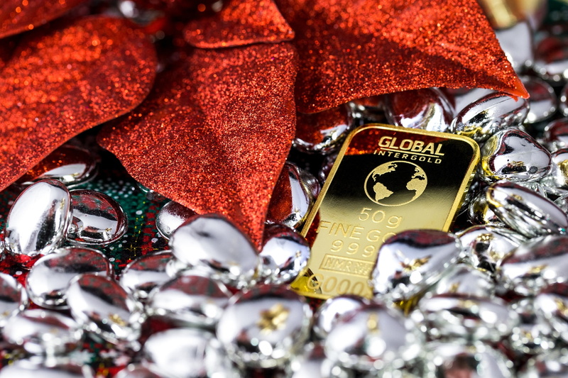 tinsel, exposure, Shine, global intergold, mother of pearl, red leaves, gold bar, 1080P
