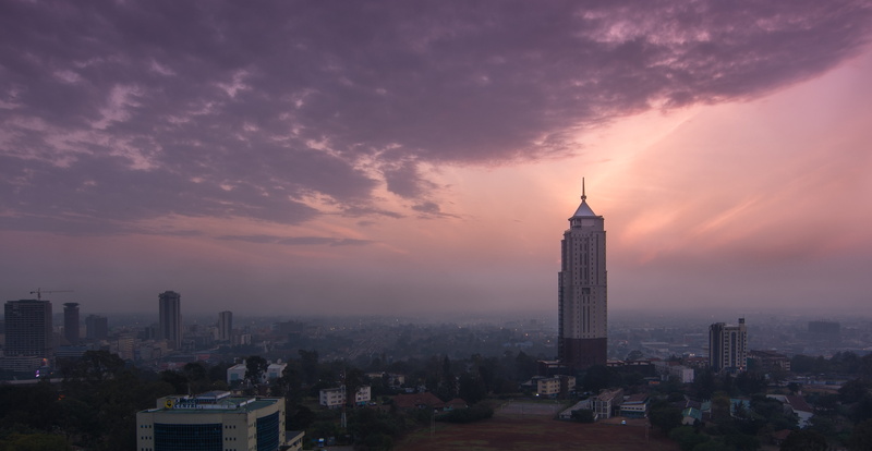 travel, no people, outdoors, sunset, golden, built structure, tall - high, financial district, sky, tourism, office building exterior, nairobi, city, 5K