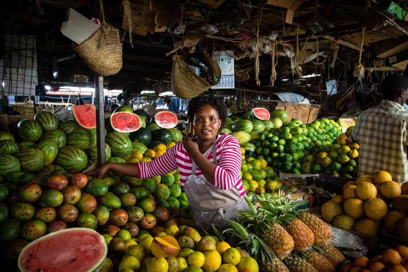 business, healthy eating, fruit, freshness, retail, large group of objects, 5K, orange, for sale, wellbeing, water melons, nairobi, selling, retail display
